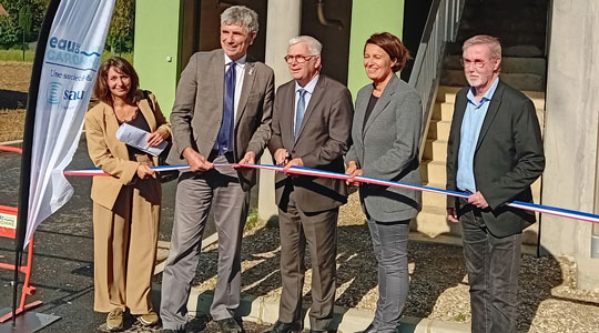 Inauguration de la nouvelle usine de traitement d’eau potable de Sérignac-sur-Garonne